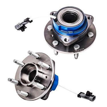 Imagem de Cubo dianteiro traseiro e montagem de rolamento Compatível com Buick Terraza Chevrolet Uplander Pontiac Montana Saturn Relay AUQDD 513236 x2 (par) [6 Lug W/ABS]