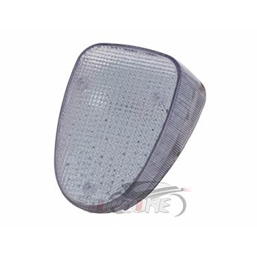 Imagem de Compatível com Yamaha XVZ13 ROYAL STAR 1996-2013; XVS400C Drag Star Classic 1999-2016; luz de freio traseira do motor (luz de freio LED integrada, lente transparente)