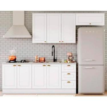 Imagem de Cozinha Modulada Henn Americana 5 Peças (2Aéreos+2Balcões+1Complemento