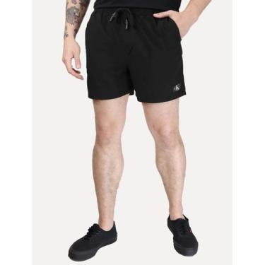 Imagem de Short Calvin Klein Jeans Sarja Masculino Color Elastic Preto, 36