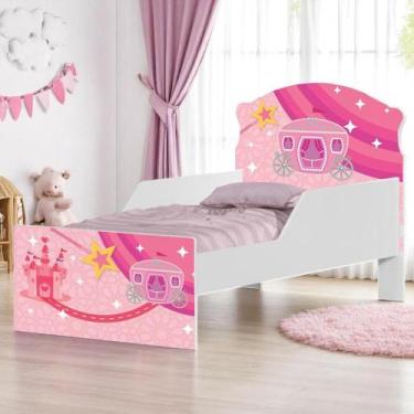 Imagem de Cama Infantil Tick Carruagem Princesa Rosa - CASA H