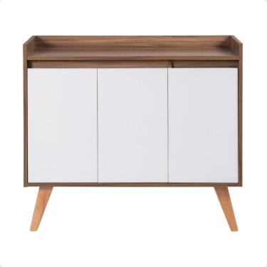 Imagem de Aparador Buffet 90cm Retro Mdf Freijo Madri - On Móveis