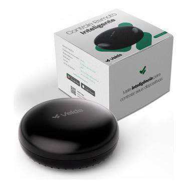 Imagem de Controle Remoto Universal Inteligente Velds, Infravermelho Ir Wi-fi Compatível C/ Alexa E Google, Preto