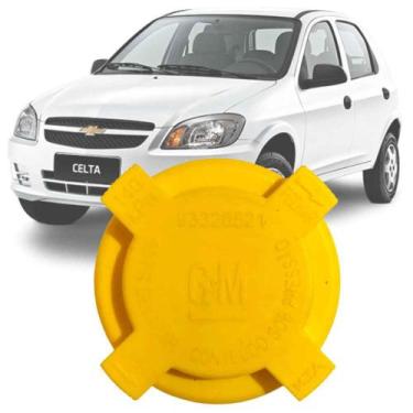 Imagem de Tampa do Reservatório de Agua do Radiador Chevrolet GM Amarelo