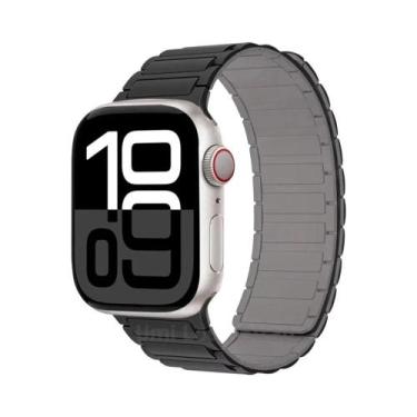 Imagem de Pulseira De Silicone Universal Para Apple Watch, Faixa Magnética Compa