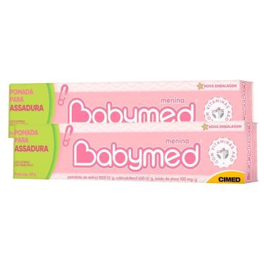 Imagem de Kit 2 Assaduras Babymed Rosa Pomada Para Assaduras 45g