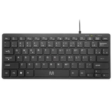 Imagem de Teclado Multimídia Mini Multi TC154/TM400, Cabo USB, Formato Slim Comp