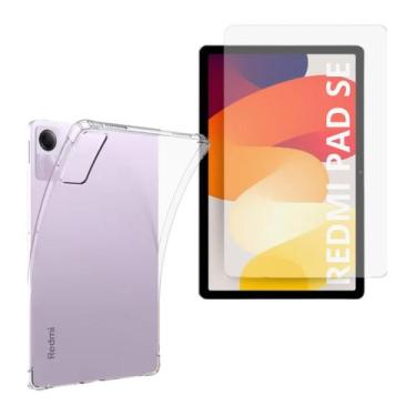 Imagem de Capa Transparente + Película Vidro 3D Tablet Redmi Pad SE - DB