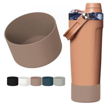 Imagem de WUQID Bota protetora compatível com Stanley Activate Shaker de 590 ml, capa inferior de silicone antiderrapante e antiarranhões para Stanleyy