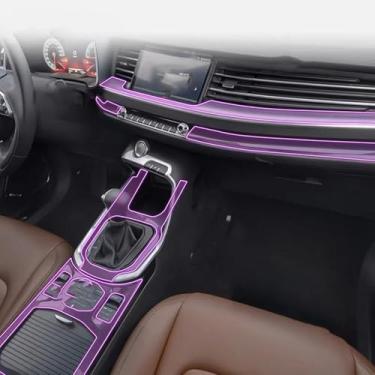 Imagem de XIUXIYING Película interior do carro, painel de piano, painel de turno, console central, antiarranhões, filme de carro TPU transparente, para GWM Haval H6 2017-2021