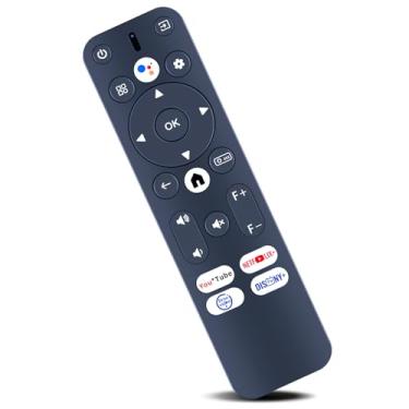 Imagem de ZWP Controle remoto de voz de substituição para projetor inteligente WANBO Mozart 1 Pro/M1 PRO, ETOE E3 PRO/Whale Pro, para projetor ZCGIOBN, Nova C40 Poseidon E40