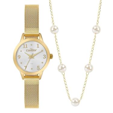 Imagem de Relógio Condor Feminino Ref: Co2035Nhs/K4K Dourado +