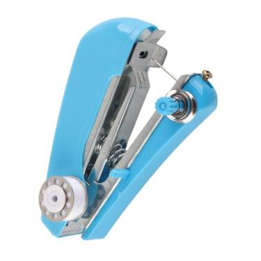 Imagem de HEEPDD Máquina de Costura Portátil, Alimentação Automática Diy Costurar Mão Portátil Mini Máquina de Costura para Ferramentas de Artesanato Calça Suéter Suéter Malha de Malha de Boneca Nan