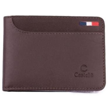 Imagem de Carteira Casteliê 5888 Couro Masculina - Marrom - Único-Masculino