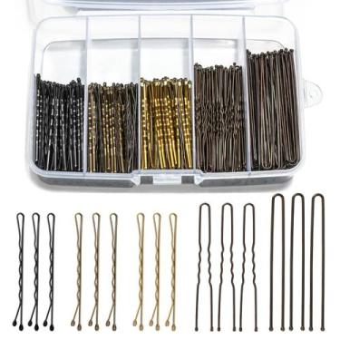 Imagem de Caixa combinada de alfinetes de cabelo e alfinetes Bobby Pins Mia Klei