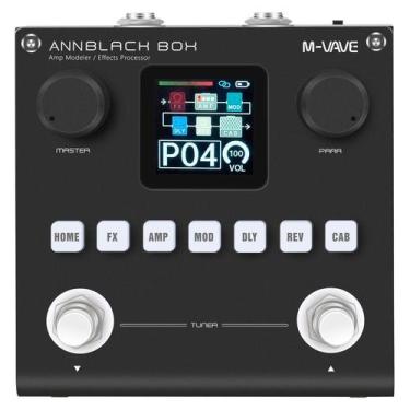 Imagem de Pedal de guitarra multiefeitos M-VAVE ANN Black Pedal Box