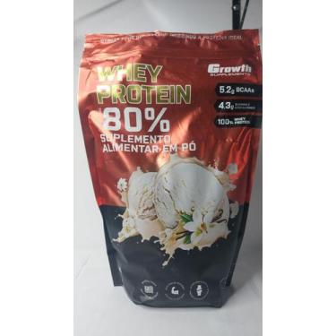 Imagem de Whey 80% 1 Kg sabor Baunilha Growth