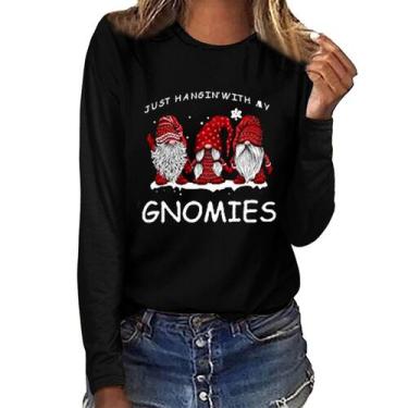 Imagem de Moletom feminino de manga comprida estampado para o dia dos namorados 