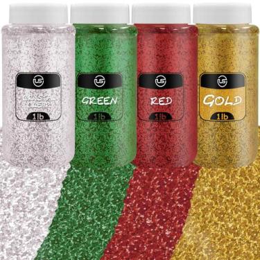 Imagem de Papelaria Glitter Ultimate Christmas 454g a granel 4 cores - Ultimate 