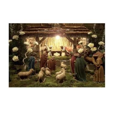 Imagem de Painel Tecido Sublimado Presépio 2,20 x 1,50 Cms (12 Modelos de Paineis)