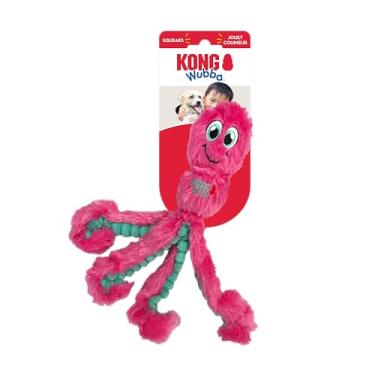 Imagem de KONG Brinquedo para cães Wubba Polvo Puxador e Busca Squeak Cores sortidas (Pequeno)