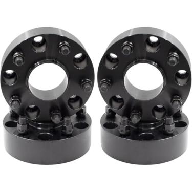 Imagem de Wheel Accessories Parts 4 peças de adaptadores de espaçadores de roda de 5 cm 5 em 5,50 | 77,8 mm Hub Centric | M14 porcas 1,50 | 5 x 5,50 | 14 x 1,50 pinos para 2012 + Ram 1500 2019 + 1500 Classic