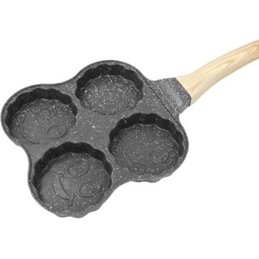 Imagem de Frigideira 4 Ovos Antiaderente com Alça – Ideal para Panqueca, Hambúrguer e Omelete