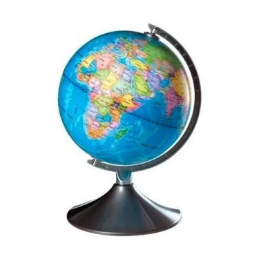 Imagem de Globo da Terra com base educacional de 21,4 cm de diâmetro - Lightbek 