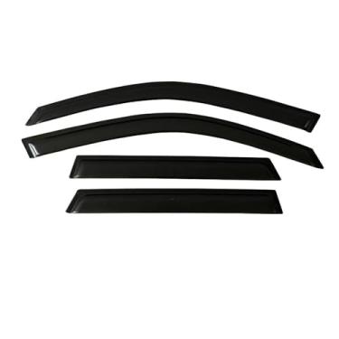 Imagem de GRJQRKHZ Defletor de janela lateral de carro para R&enault Scenic 3 2009-2015 Weathershied viseira de porta vento sol proteção chuva janela lateral defletores de vento