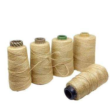 Imagem de Corda de Sisal, 100 Metros Fio de Juta Natural, Adequado para Artesanato(100 metros)