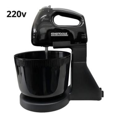 Imagem de Batedeira Elétrica Preta 2L 127V 220V com Balde Prático - STARTOOLS, 2