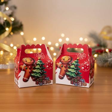 Imagem de 40 Caixinhas Maletinhas Natal Lembrancinhas Presente Mimo Cliente