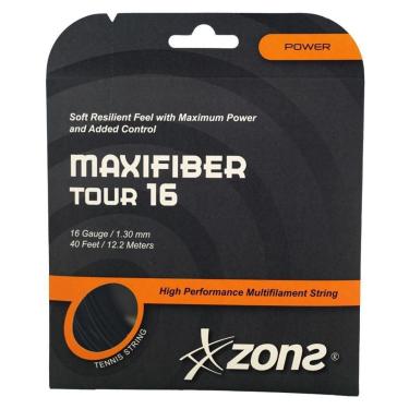 Imagem de Corda Zons Maxifiber Tour 16 1.30mm 12.2m Multifilamento Preta - Set Individual-Unissex