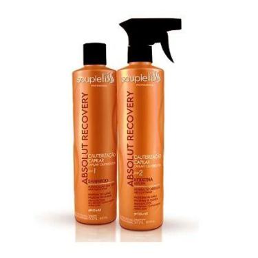 Imagem de SoupleLiss Kit Cauterização Absolut Recovery 2x500ml - Souple Liss