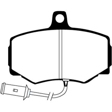 Imagem de EBC Brakes Pastilha de freio esportiva DP2756 Greenstuff Série 2000