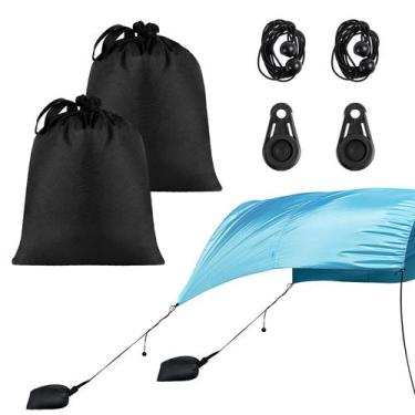 Imagem de Acessórios Beach Shade Stdfeve, pacote com 2 sacos de areia com braçad