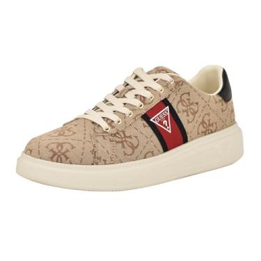 Imagem de Guess Tênis masculino Caffen, Logotipo Tan Multi 101, 43