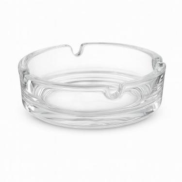 Imagem de Cinzeiro De Vidro Clássico Redondo Com 4 Apoios 10 Cm