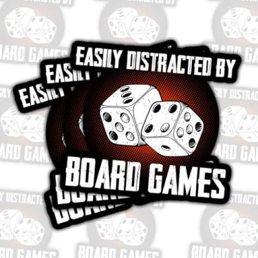 Imagem de 3 adesivos de vinil com citação divertida de jogos de tabuleiro, para laptop, caderno, diário, garrafa de água, para-choque de carro, presente para adolescentes, estudantes, adultos de 7,6 cm