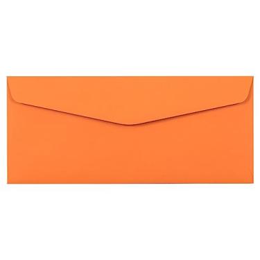 Imagem de JAM PAPER Envelopes coloridos #10 Business - 10 x 23 cm - Laranja reciclado - Pacote com 100