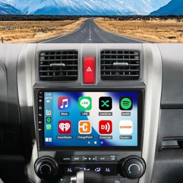 Imagem de Katutude Android 13 estéreo automotivo para Honda CR-V 2007-2011 | 9 telas sensíveis ao toque com sem fio para CarPlay e Android Auto GPS 4G + 64G i-MID Ready Bluetooth SWC + câmera de backup AHD