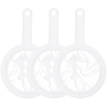 Imagem de 3 coadores de malha de nylon, coador de malha fina de plástico para chá de soja, leite e café (malha 120/200/400)