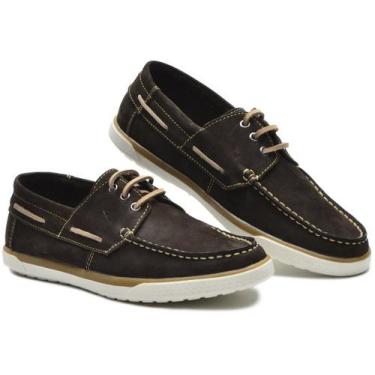 Imagem de G110CLA Mocassim docksider masculino em couro nobre marrom - CLACLE, M