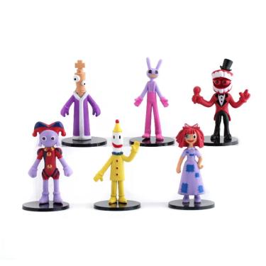 Imagem de Kit 6 Bonecos Circo Digital Pomni Jax Pvc