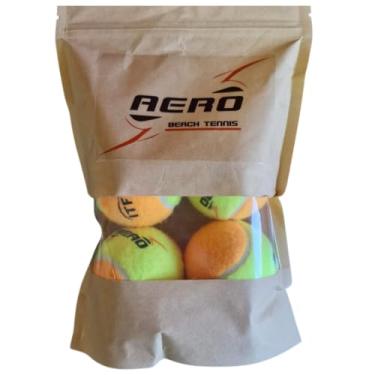 Imagem de 4 Bolas de Beach Tennis Aero Pro ITF Stage 2 Aproved Case