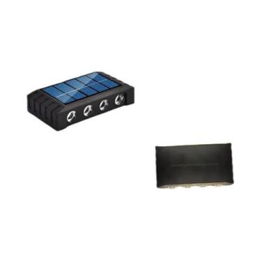 Imagem de Lâmpada de Parede Solar com 4/6/8/10 LEDs - À Prova D'Água para Exteri