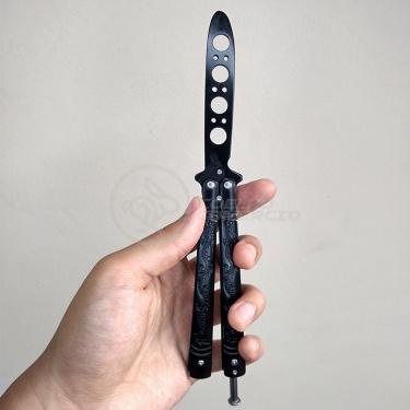 Imagem de Knife Black Butterfly Preta Borboleta Dobrável De Aço
