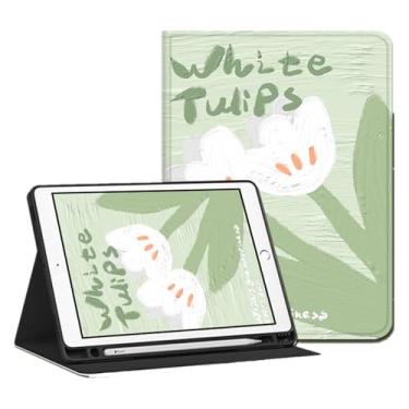Imagem de Yzlvigrous Capa para ipad Mini 6 Gen 2021/ipad Mini 7 Gen 2024, Capa Fina de Suporte PU de 8.3 Polegadas com Despertar/sono Automático, Visualização em Vários Ângulos