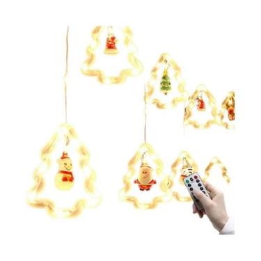 Imagem de Corda De Luz LED Em Forma De Cortina Para Natal, Lâmpada De Guirlanda 