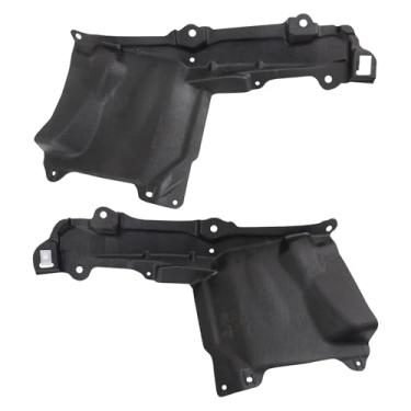 Imagem de TRQ Escudo contra respingos do motor e lado do lado do passageiro TO1228254 TO1228255 compatível com Toyota Corolla 2020-2021